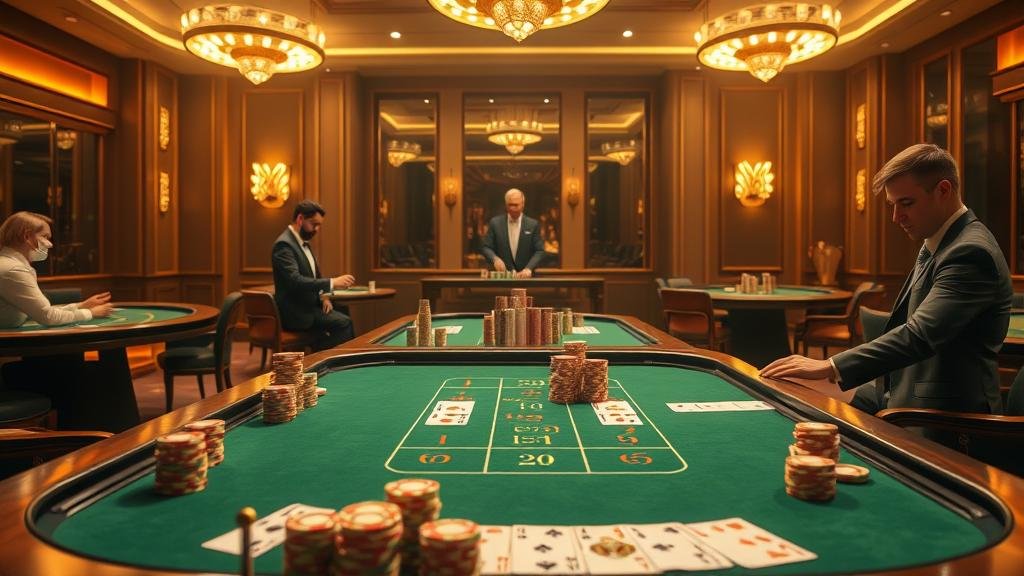 กราฟิกแสดงเทคนิคการเล่นบาคาร่า