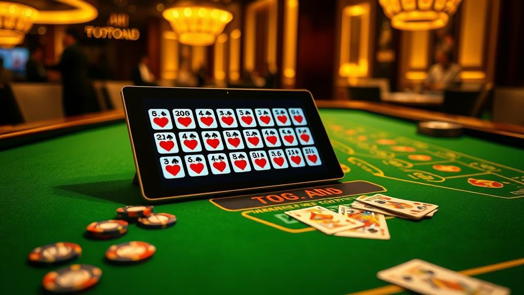 นักพนันกำลังวางแผนการเล่นบาคาร่าอย่างมีสติ