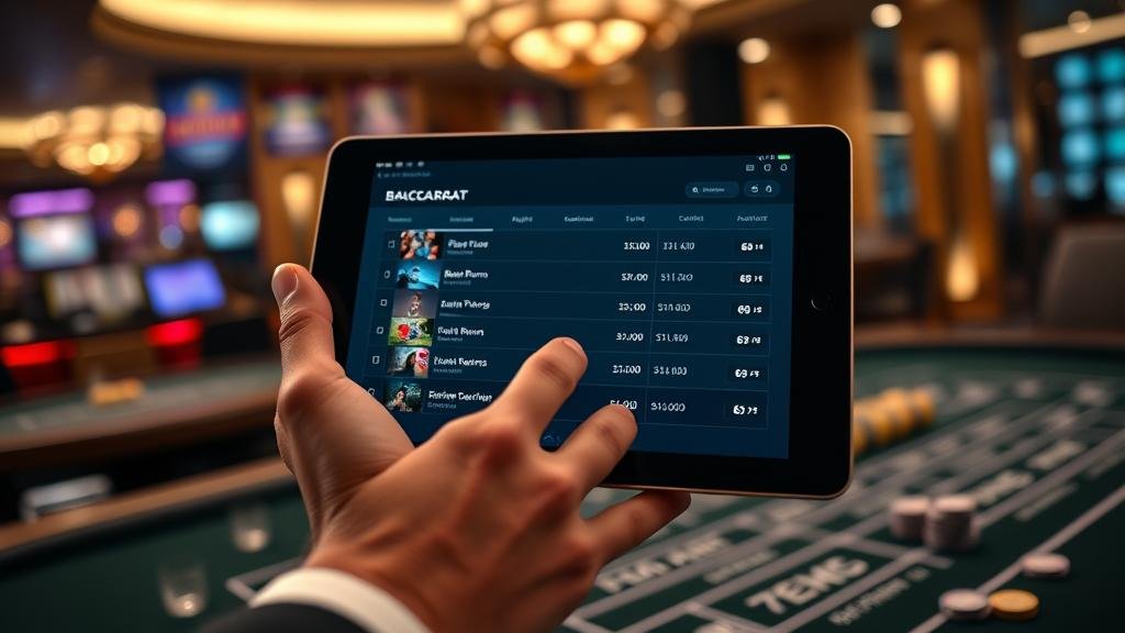 กราฟแสดงการเดินเงินและตั้งเป้ากำไรบาคาร่า