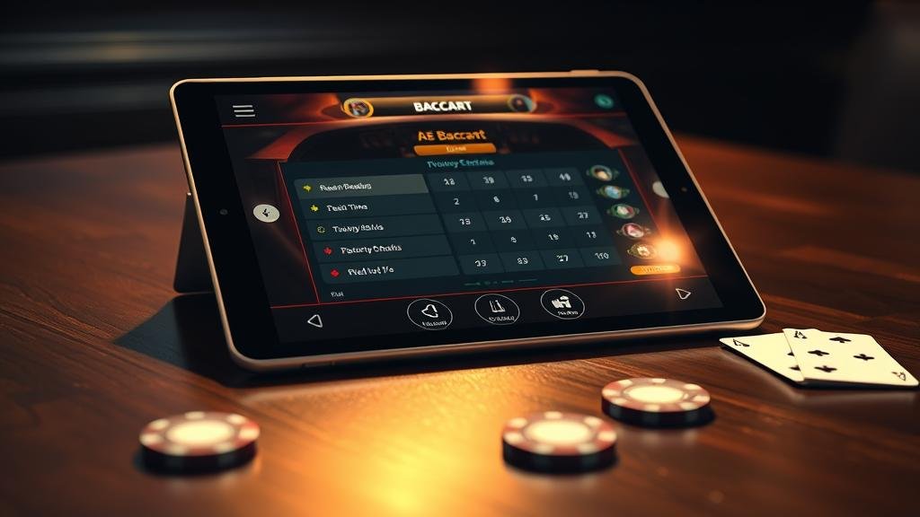 การเล่น AE บาคาร่า ผ่านแท็บเล็ต iPad