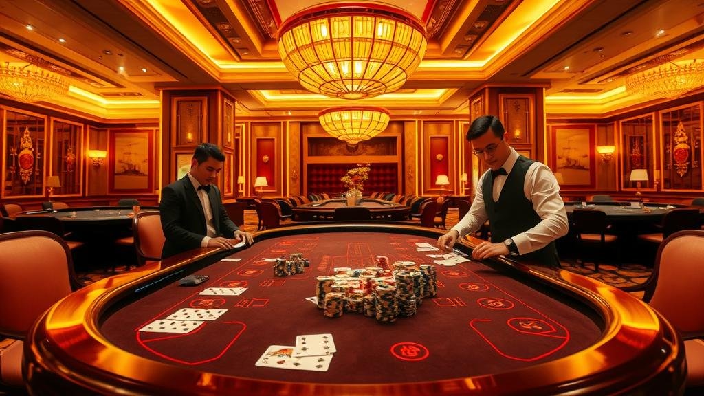 หน้าจอแสดงสถิติและอัตราการชนะบาคาร่า