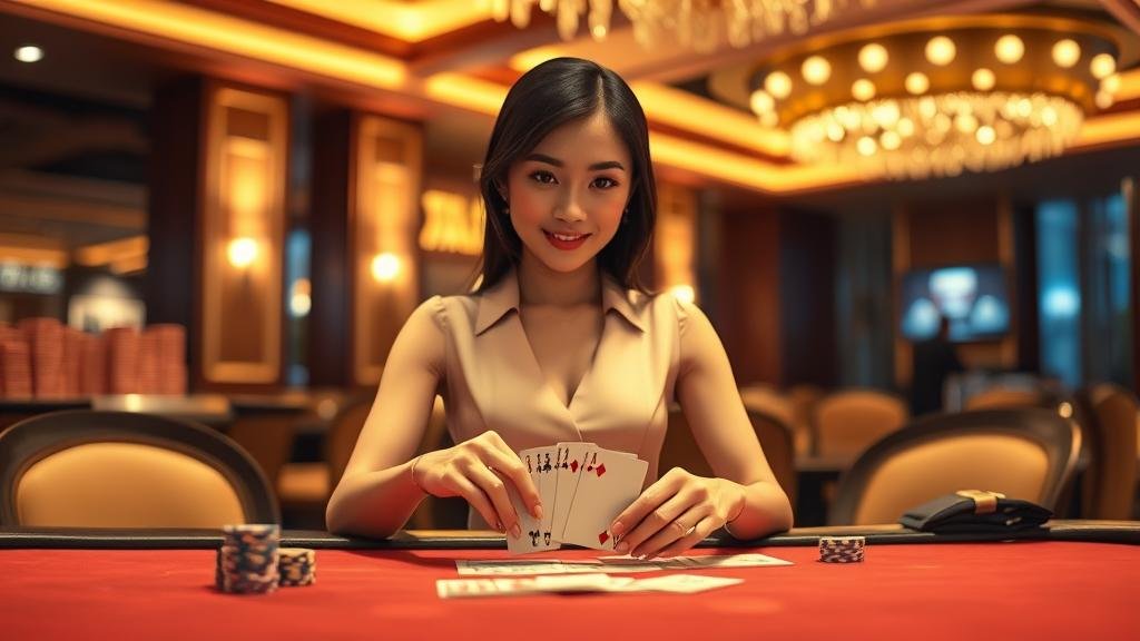 หน้าจอแสดงสถิติและตัวเลือกการเดิมพันบาคาร่า