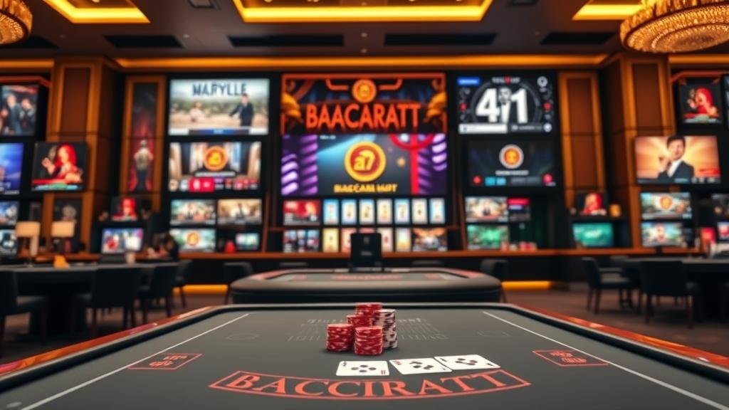 ภาพแสดงการอ่านเค้าไพ่บาคาร่า