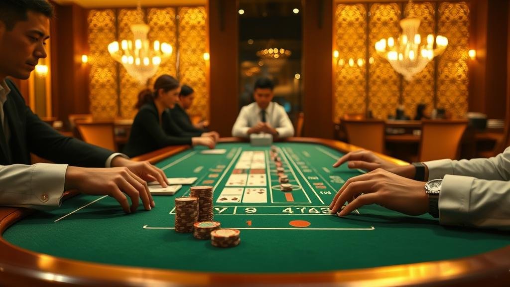 ตารางเปรียบเทียบรูปแบบเค้าไพ่บาคาร่า