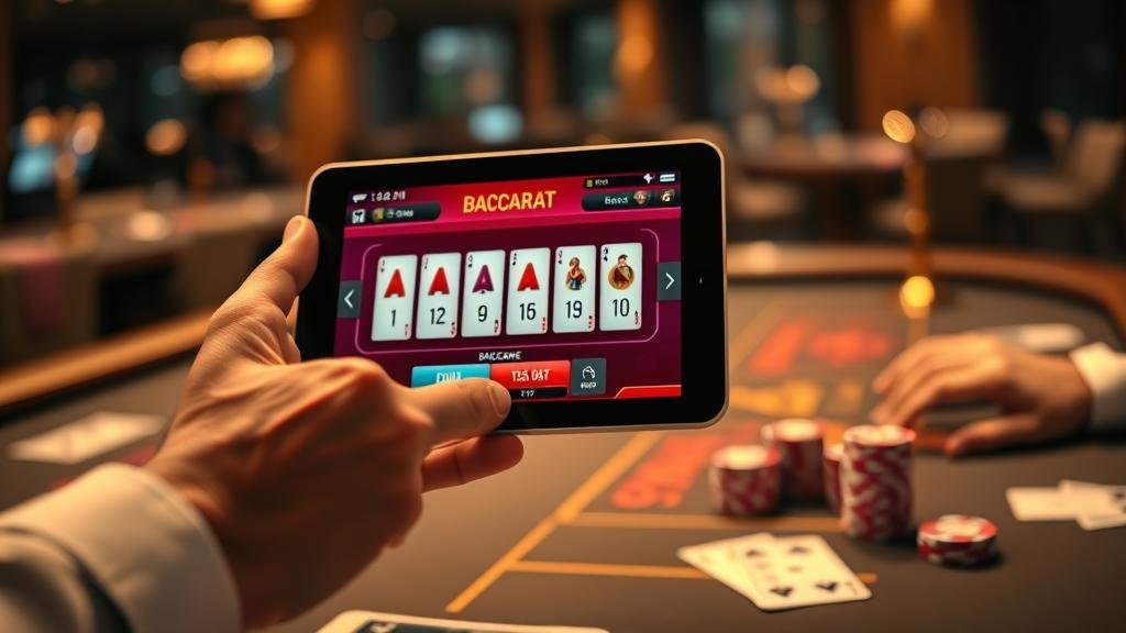 วิเคราะห์สถิติบาคาร่าบนแท็บเล็ต