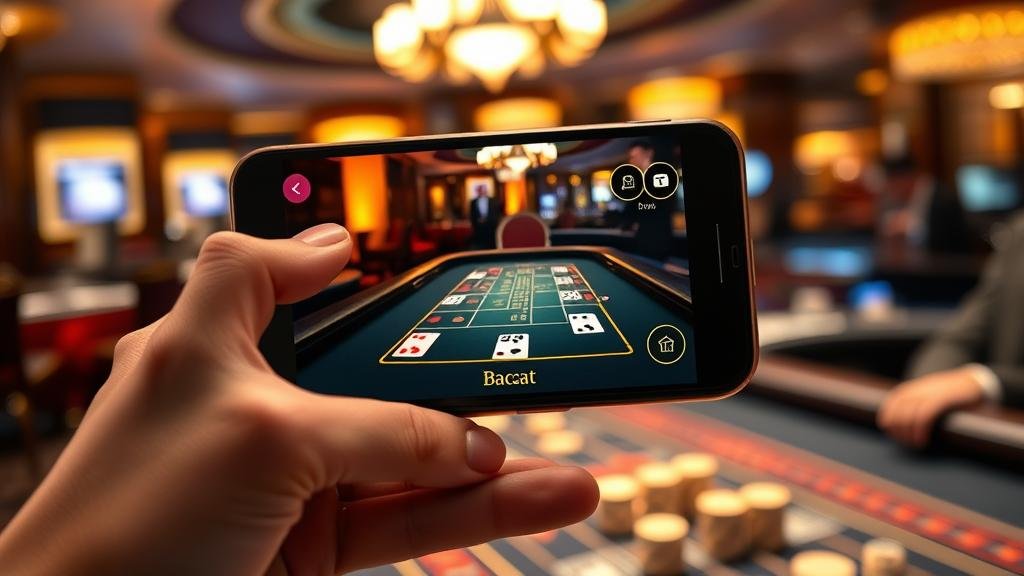 การติดตามผลบาคาร่าบนแท็บเล็ต