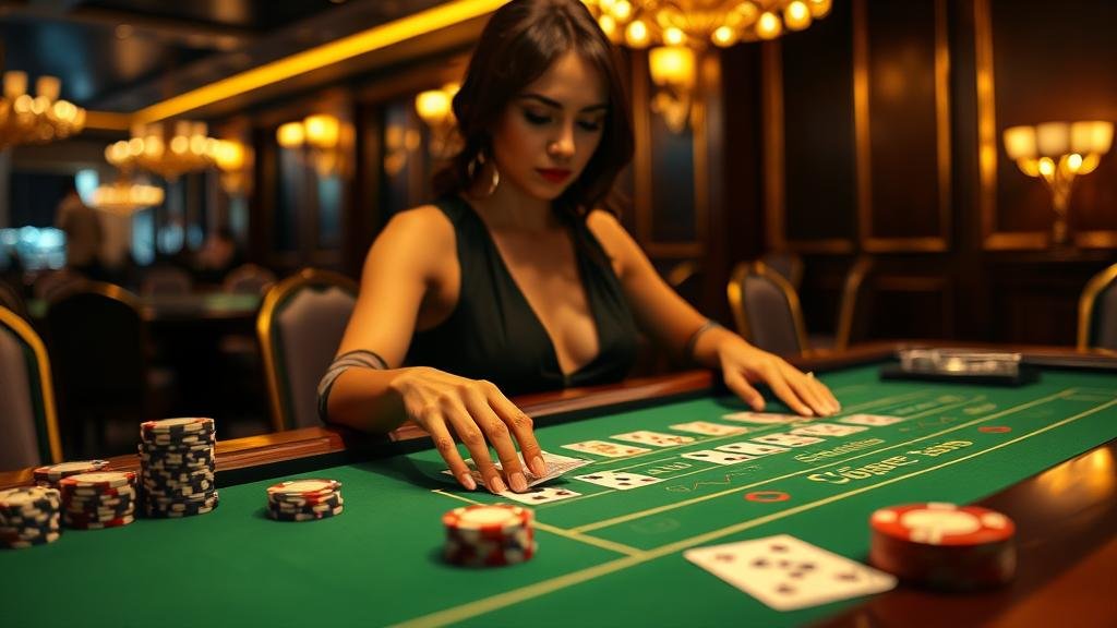 ผู้เล่นกำลังฉลองชัยชนะในการเล่นบาคาร่าออนไลน์