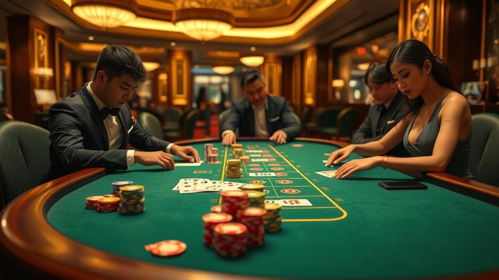 ตารางแสดงอัตราจ่ายและเปอร์เซ็นต์บาคาร่า