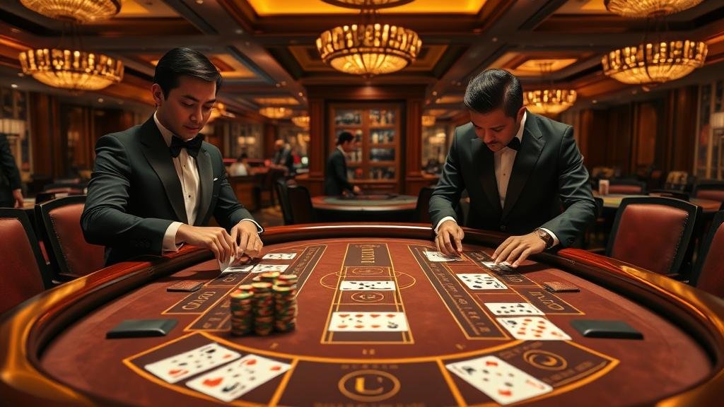 ภาพประกอบการอ่านเค้าไพ่บาคาร่า