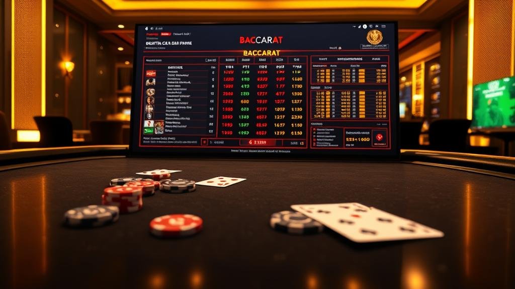 รวมหน้าจอเกมบาคาร่าจากหลากหลายผู้ให้บริการ