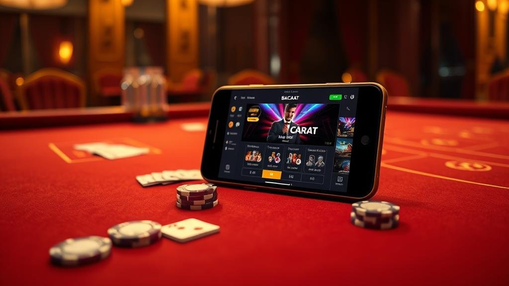 การวางเดิมพันบาคาร่าด้วยเทคนิค 1-3-2-4 บนมือถือ