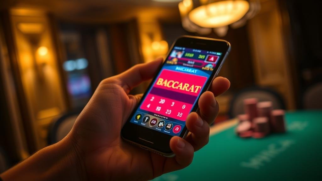 การเล่นบาคาร่าบนแท็บเล็ต