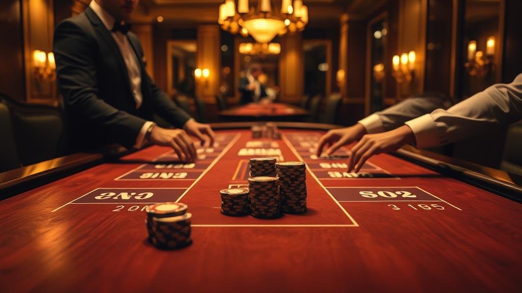 หน้าจอเกมบาคาร่าสดพร้อมสถิติ