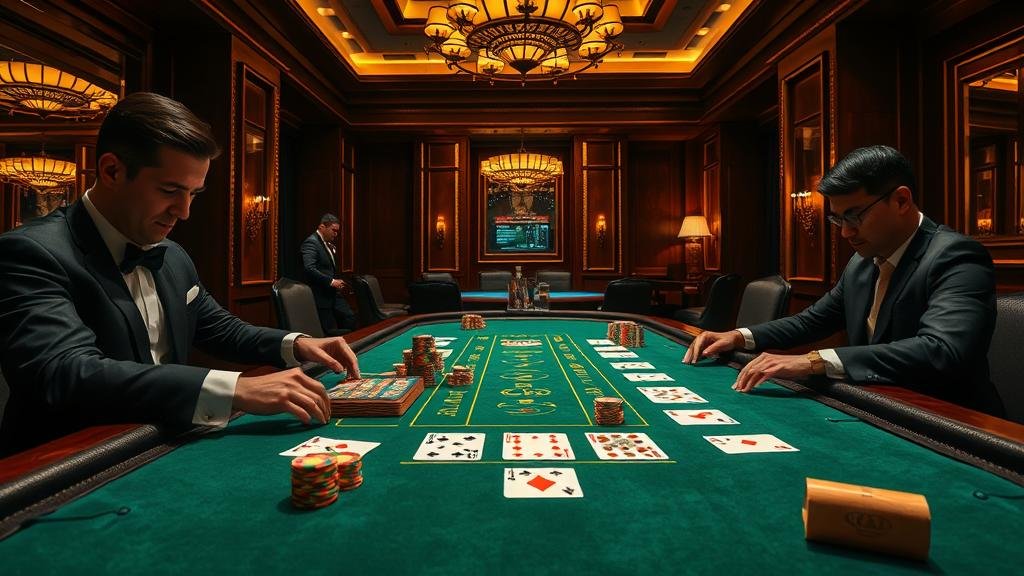 ตัวอย่างเค้าไพ่บาคาร่า: มังกร และ ปิงปอง