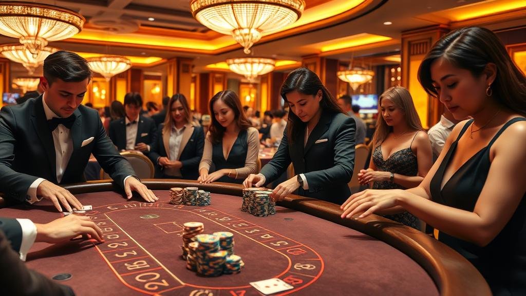 การวางเดิมพันในเกมบาคาร่า