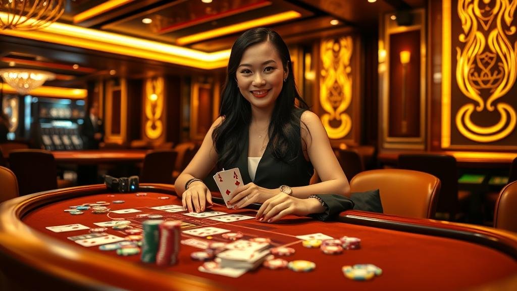 สัญลักษณ์มังกรนำโชคในเกมบาคาร่า