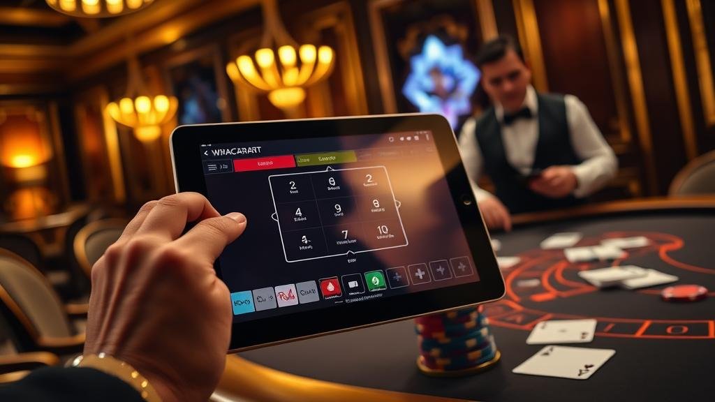 ตารางอัตราจ่ายบาคาร่า WM VIP บนแท็บเล็ต