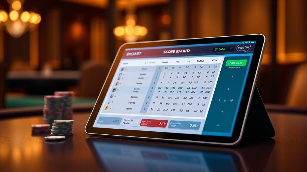 ตัวอย่างการอ่าน Big Road และ Bead Plate ในสกอร์บอร์ดบาคาร่า