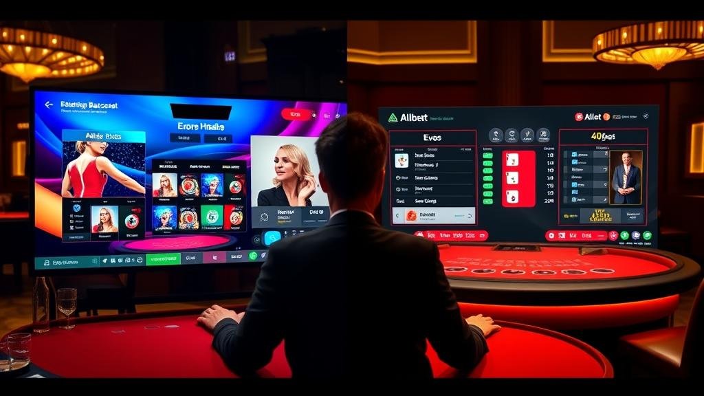 การแสดงสถิติและ Roadmaps ในเกมบาคาร่าสด