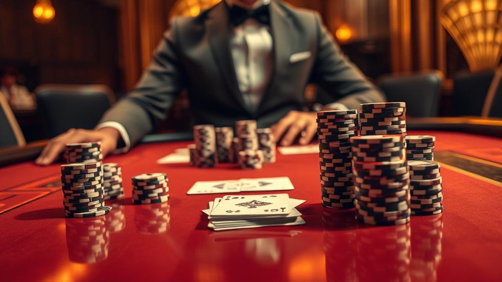 ภาพประกอบกลยุทธ์บาคาร่าและตารางอัตราจ่าย