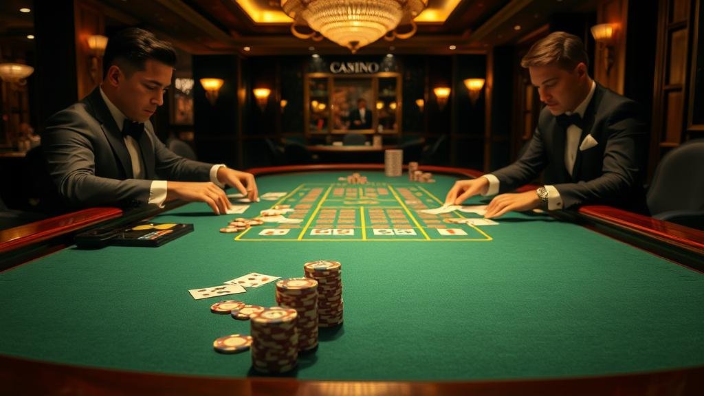 บรรยากาศสุดตื่นเต้นของการเล่นบาคาร่าสด