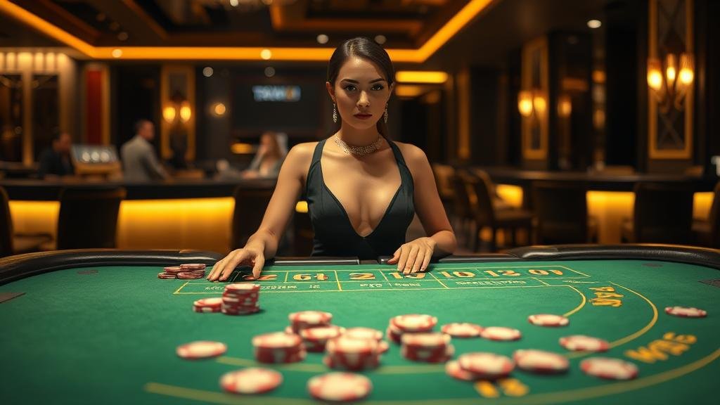 หน้าจอแสดงสถิติและผลลัพธ์เกมบาคาร่า