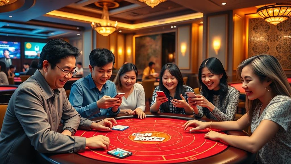 การเล่นบาคาร่าบนมือถือพร้อมหน้าจอเดิมพัน