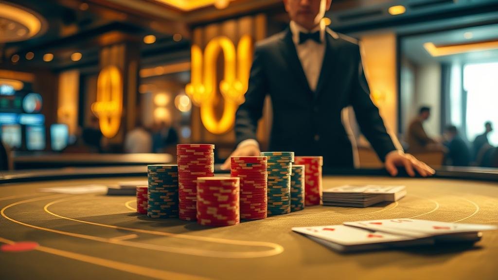 ดีลเลอร์สาวสวยในค่ายบาคาร่า AE