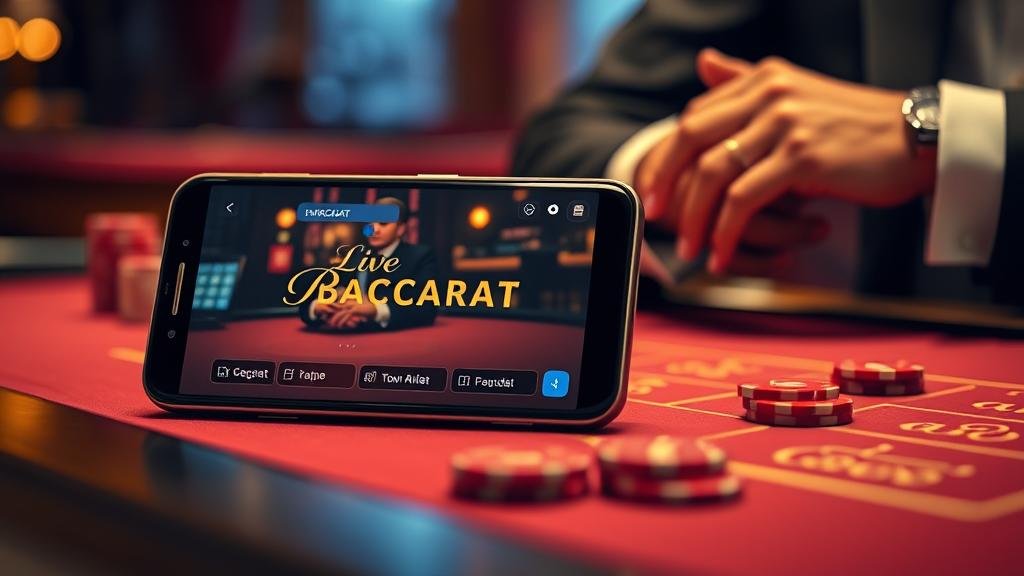 ดีลเลอร์สดกำลังเปิดไพ่บาคาร่าจาก Evolution Gaming