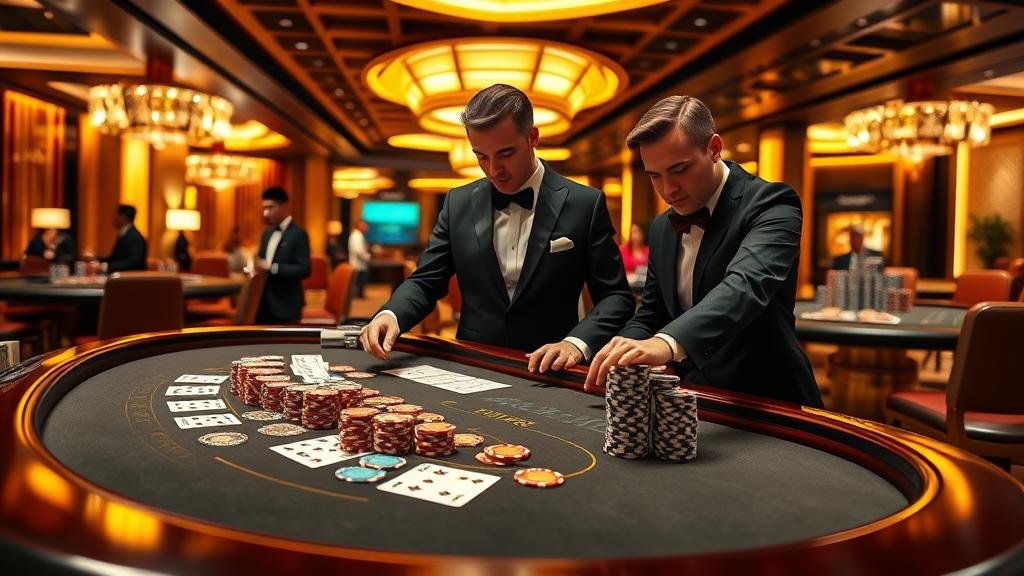 หน้าจอแสดงสถิติและอัตราจ่ายบาคาร่า