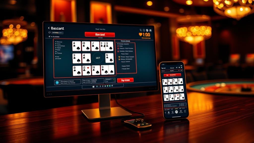 รวมหน้าจอห้องบาคาร่าจากค่ายเกมชั้นนำ