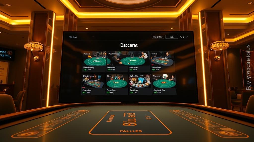 ตารางแสดงเค้าไพ่บาคาร่า