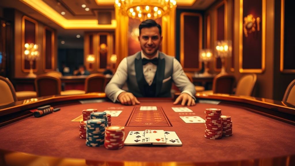 เค้าไพ่บาคาร่า แสดงผลบนหน้าจอ