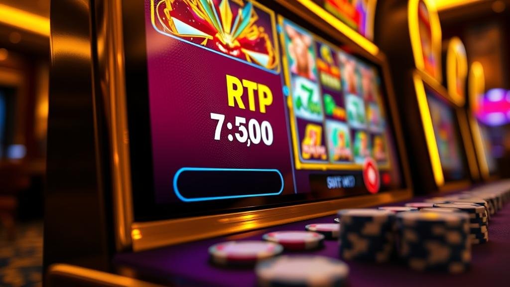 หน้าจอตั้งค่าออโต้สปินบนมือถือ