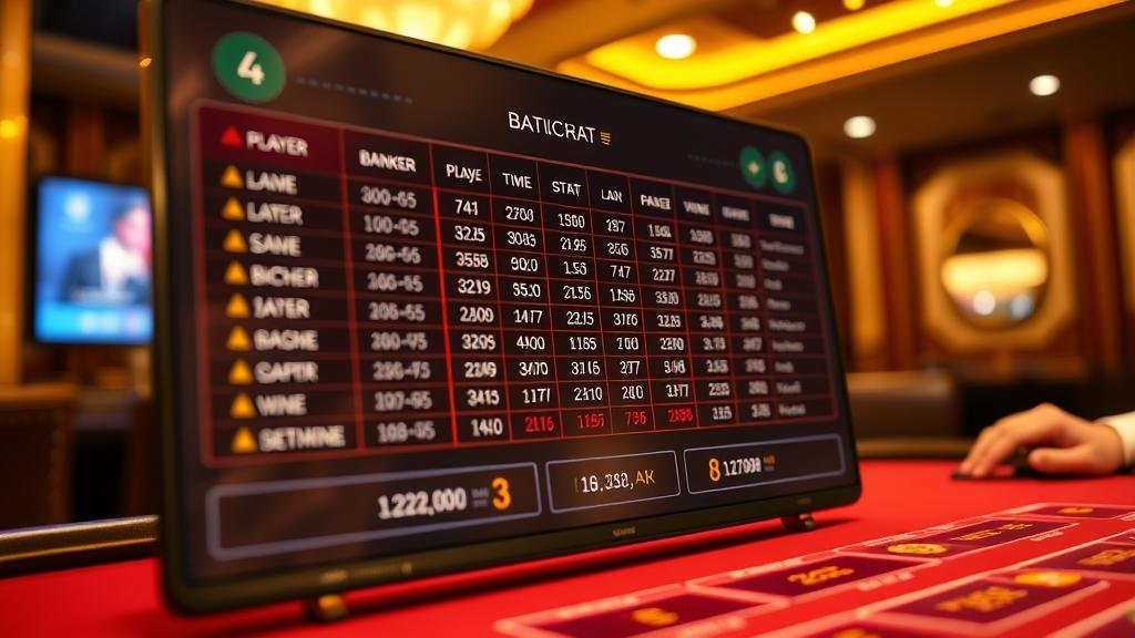 อินโฟกราฟิกแนะนำการเดินเงินบาคาร่า