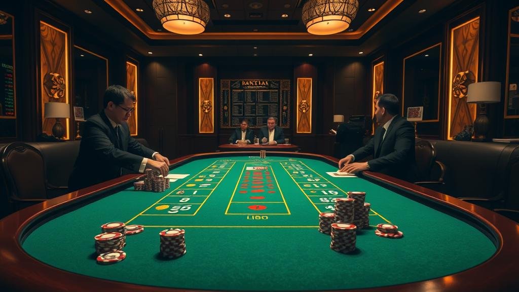 หน้าจอแสดงอัตราจ่ายบาคาร่าบนมือถือ