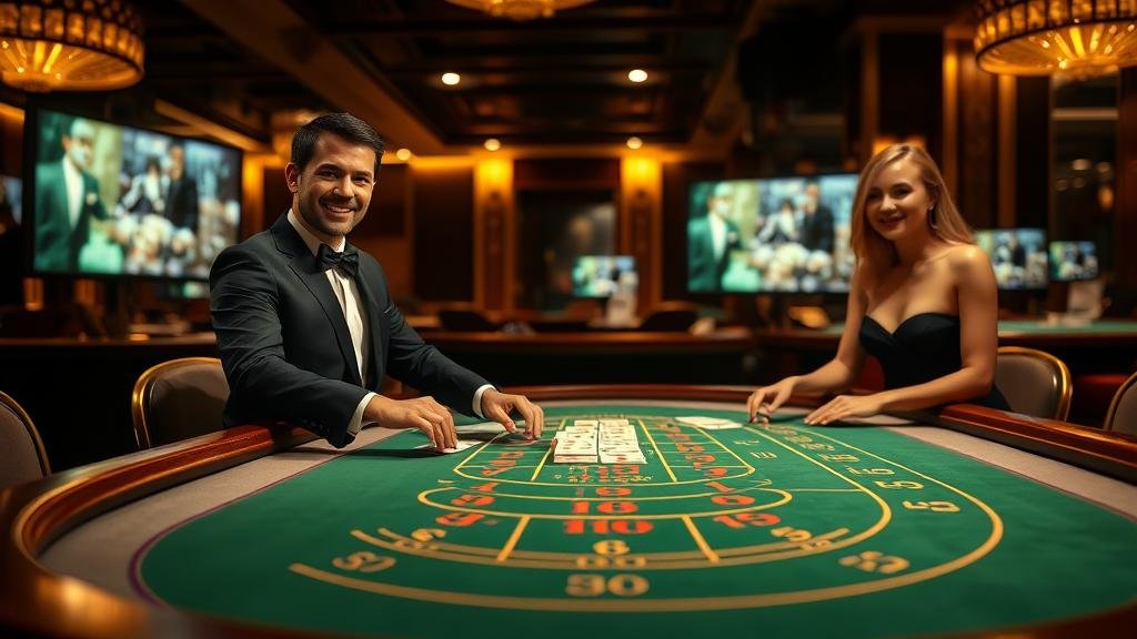 ห้องบาคาร่าสดจาก SA Gaming