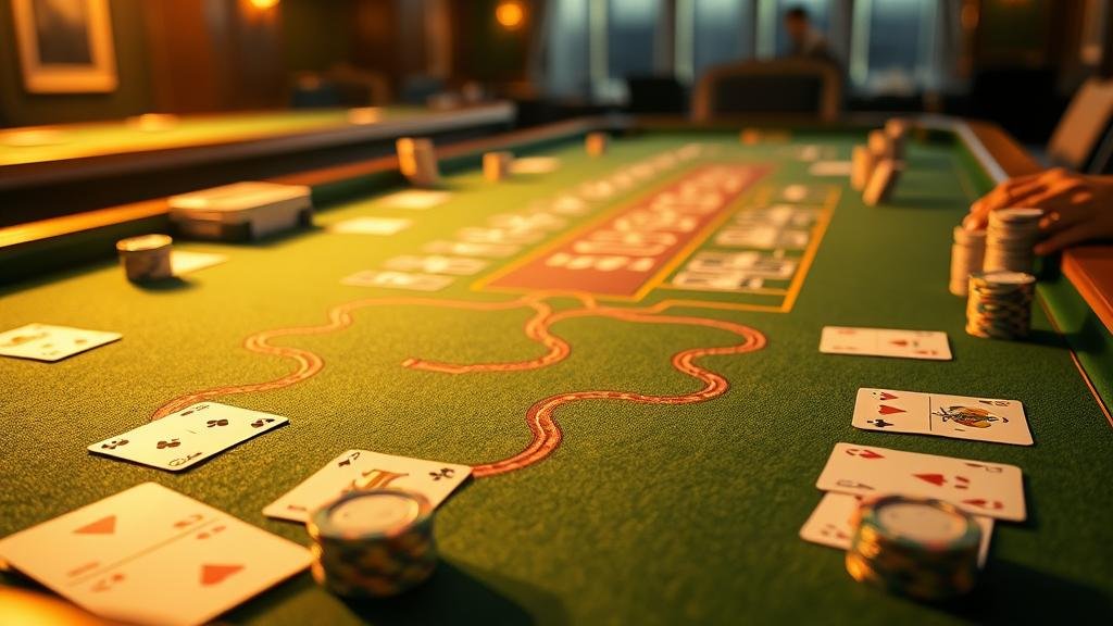 โต๊ะบาคาร่า สควีซ ที่มีบรรยากาศหรูหรา