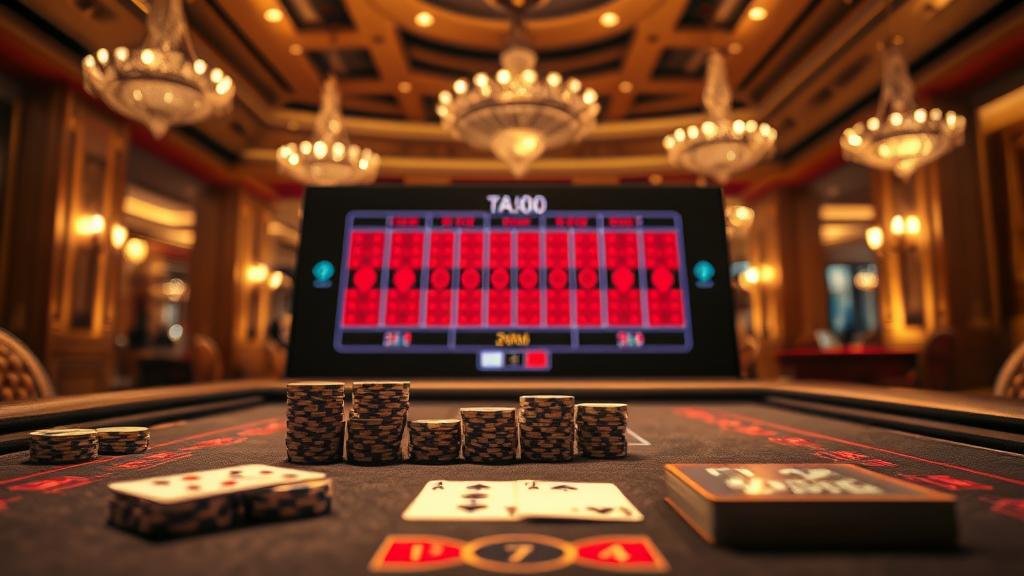 ตัวอย่างเค้าไพ่บาคาร่า ถนนใหญ่, สองติด, ปิงปอง