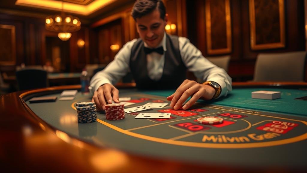 การเปิดไพ่บาคาร่าแบบสควีซ