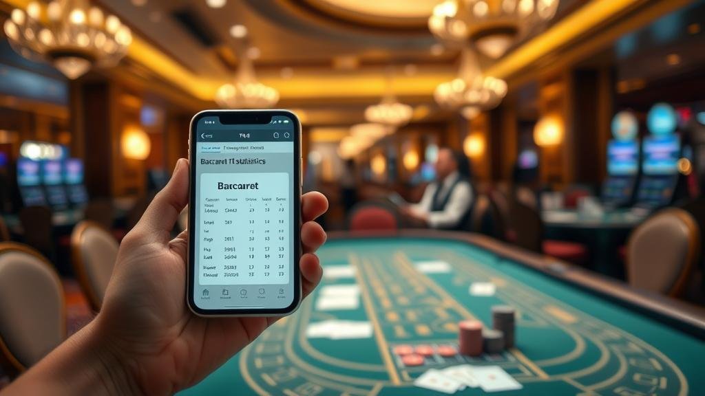 ตัวอย่างการบันทึกข้อมูลบาคาร่าในสเปรดชีตบน iPhone