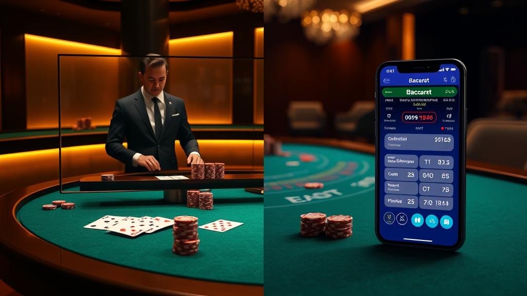 การอ่านเค้าไพ่บาคาร่าบนมือถือและเดสก์ท็อป