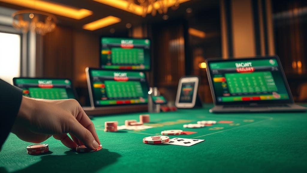 การอ่านจังหวะไพ่บาคาร่าบนมือถือ