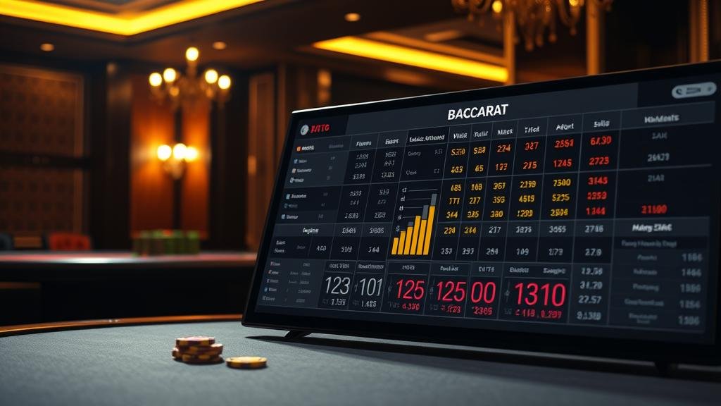 แผนภาพแสดงการเดินเงิน บาคาร่า Ultra