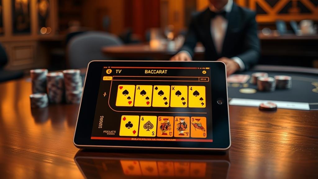 เล่นบาคาร่าสไตล์สายชิลบนแท็บเล็ตด้วยสูตร Chrome