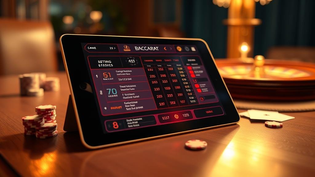 ภาพประกอบกลยุทธ์การเดินเงินในบาคาร่า