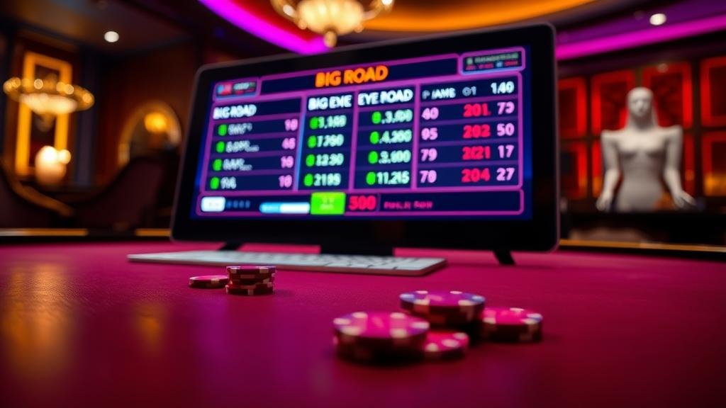 ตัวอย่างเค้าไพ่บาคาร่าแบบสองตัด