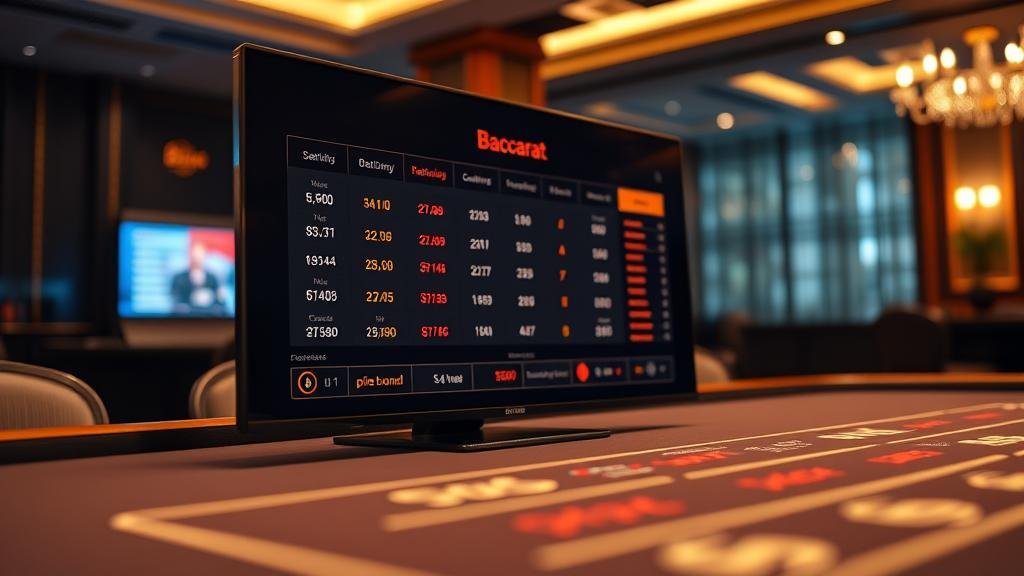 เค้าไพ่ปิงปองในตารางบาคาร่า