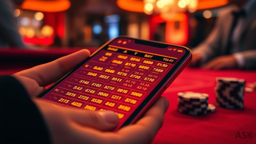 ภาพกราฟิกแสดงเป้าหมายกำไรบาคาร่า