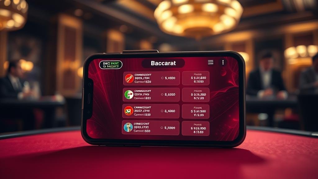 เปรียบเทียบหน้าจอเกมบาคาร่าจากค่ายต่างๆ